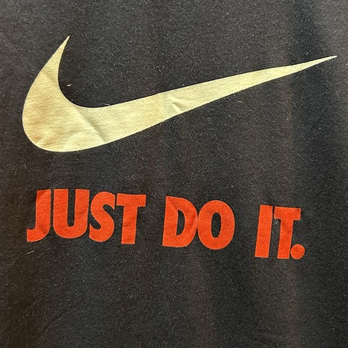 Camiseta Nike Just Do It Swoosh Niños Niños Talla 5-6 Años Azul Marino Blanco Swoosh - Imagen 3 de 6