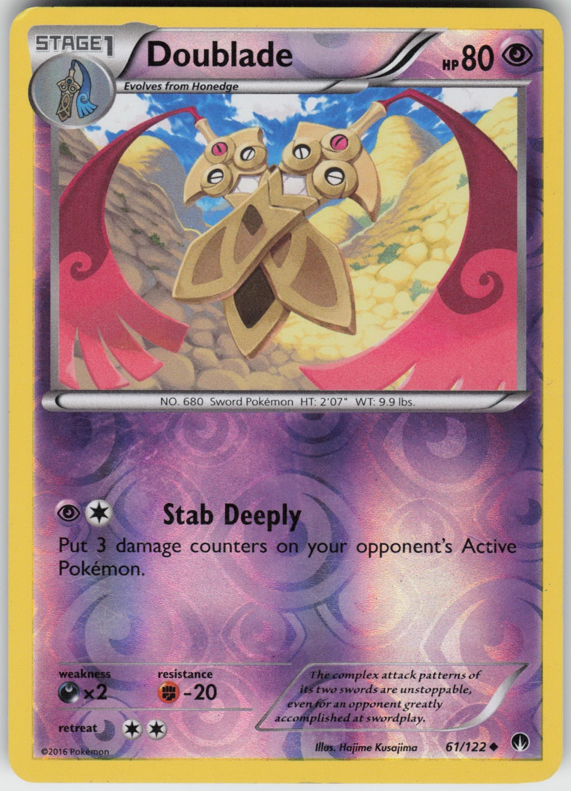 Doublade 61/122 Breakpoint Reverse Holo