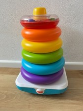 Fisherprice großer Stapelturm Pyramide Ringe ab 1 Jahr TOP ZUSTAND