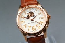 Exc+5*Box Hamilton Jazzmaster H323451 White Automatic Women's Watch 34mm JAPAN 20