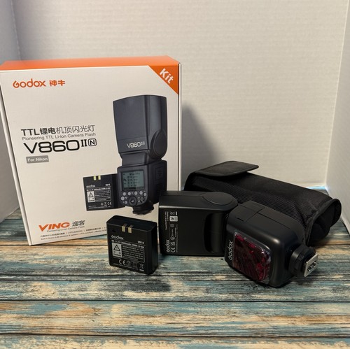 Godox V860II-N Flash, 2.4G Wireless Speedlight TTL GN60 External Flash
