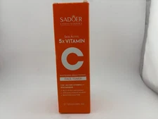 SADOER Skin Active 5x Vitamin C Whitening Brightening Face Toner 4.58 Fl Oz~NEW