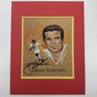 Kansas City Chiefs Johnny Robinson Signed Art Print Matte Frame Autograph COA