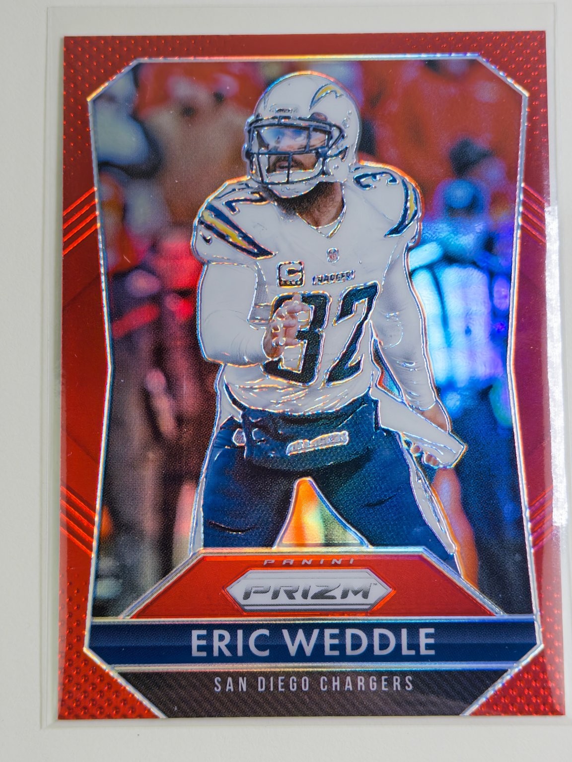 Eric Weddle San Diego Chargers 2015 Prizm Panini Red Prizm #32