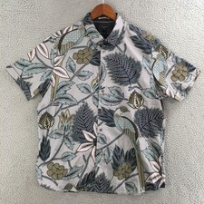 Ted Baker Shirt Men 6 CANWE Button Up Floral Short Sleeve Casual Multicolor NEW