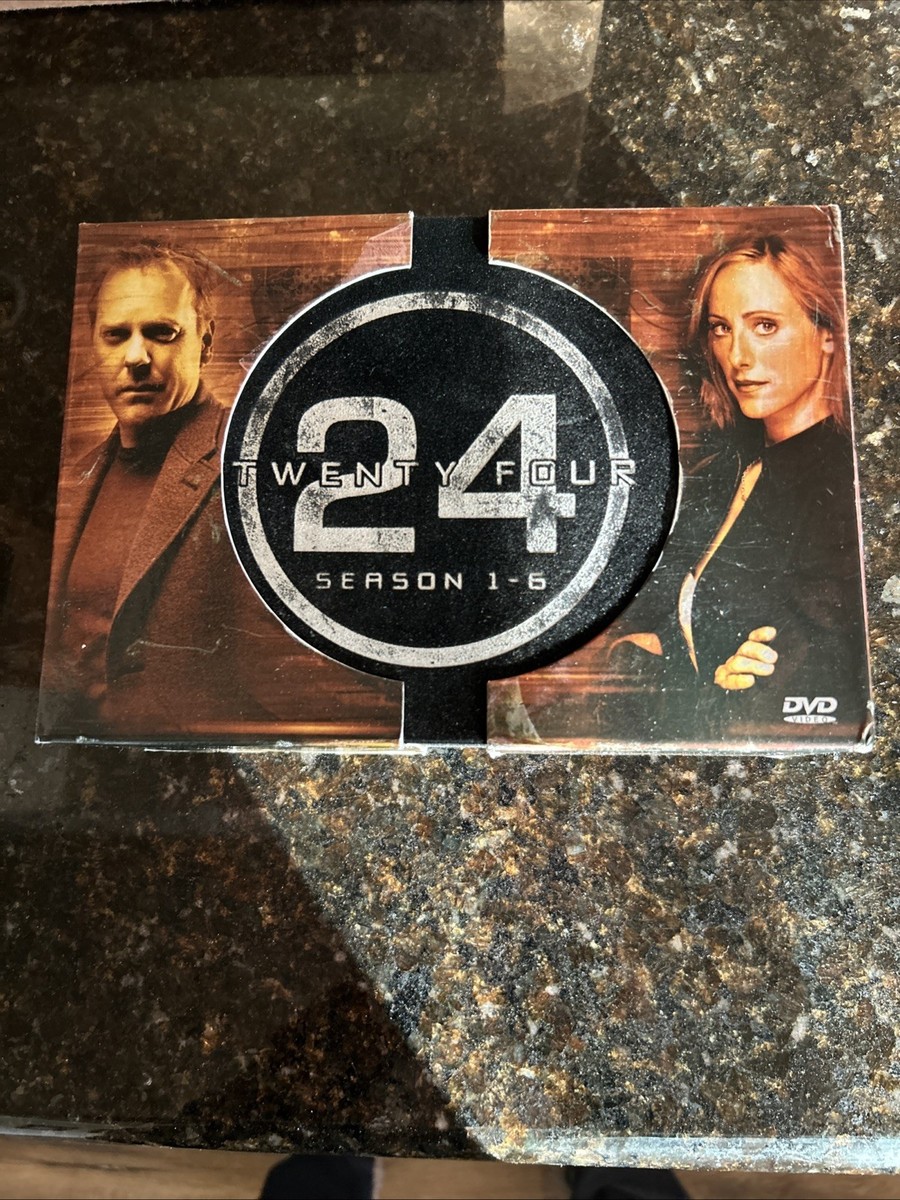 24 Twenty Four Series Seasons 1-6 velvet box set 39 dvds Complete