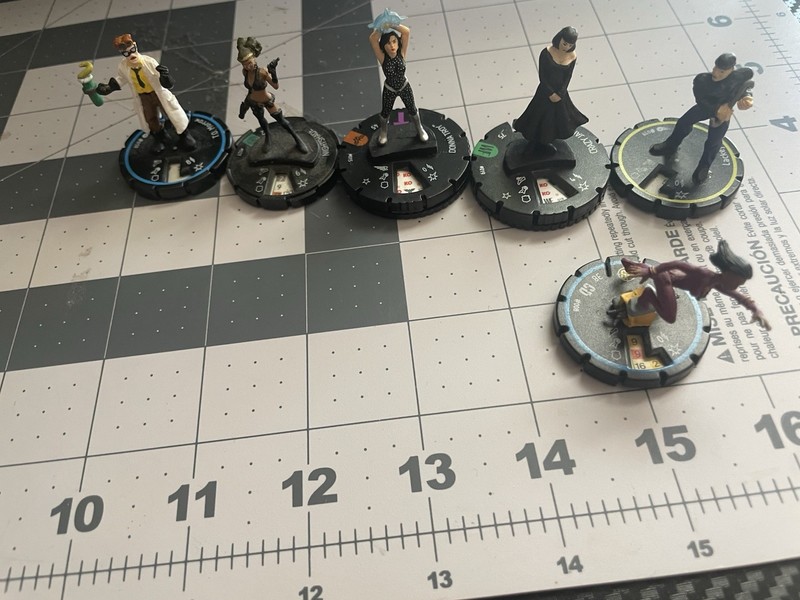 heroclix lot with cards