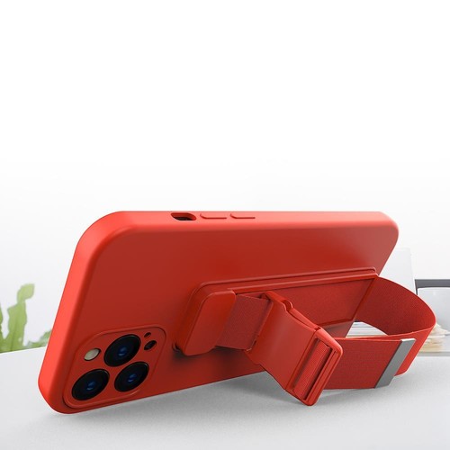 Rope case żelowe etui ze smyczą łańcuszkiem torebka smycz Samsung Galaxy S21 Ult - Zdjęcie 5 z 12