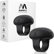 Mini Finger Massager, Waterproof Rechargeable Portable Powerful Massage Tool
