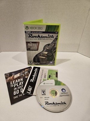 Microsoft Xbox 360 Rocksmith 2014 Edition Complete In Box Tested And Working 
