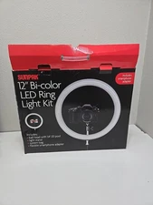 GENUINE Sunpak LED 448 12" Bi-Color Ring Light Kit - Black OEM