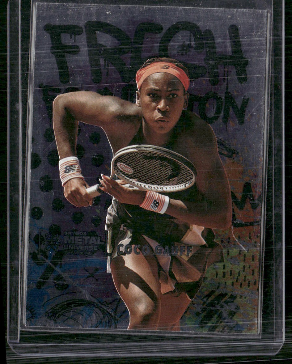 2021 SkyBox Metal Universe Champions #FF8 Coco Gauff Fresh Foundation Copper