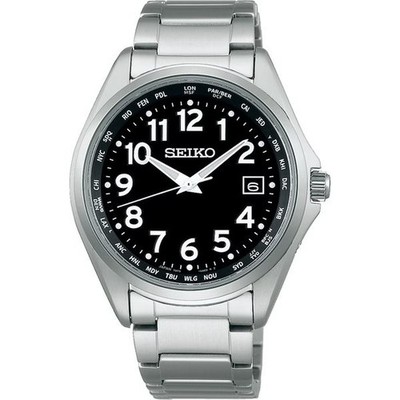Seiko SBTM329 Titanium Solar Radio Black Dial Sapphire JDM Watch