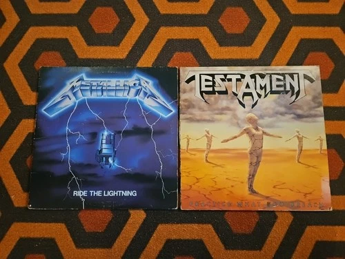 Thrash Metal Vinyl Lot Metallica Testament