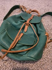 leather backpack women large