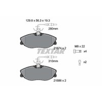 Textar BremsbeläGe Bremsbelegsatz Vorne FüR Peugeot 607 406 Break CitroëN