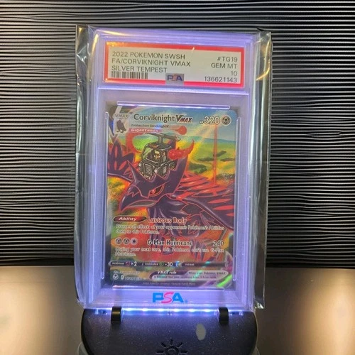Corviknight VMAX TG19/TG30 Ultra Rare Holo Pokémon SW&SH Silver Tempest PSA 10