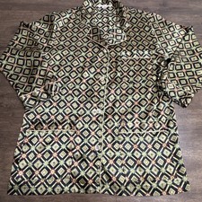 Victoria s Secret Satin Lounge Top Shirt Pockets Button Up Down Victoria Small
