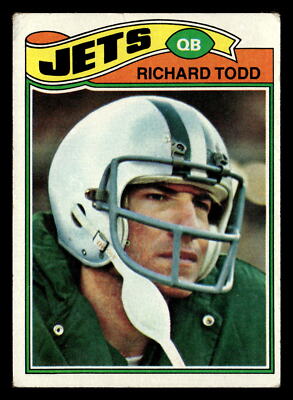 1977 Topps Richard Todd #118 GD New York Jets Rookie | eBay