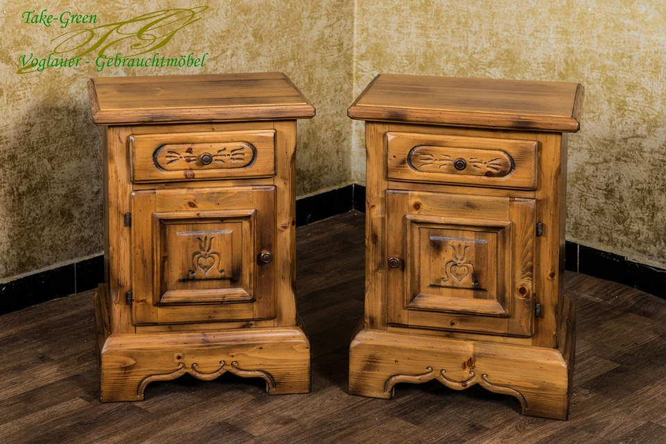 Voglauer Anno 1600 Nachttisch Kommoden Landhaus Schrank Bauernmöbel Schlafzimmer - Bild 4 von 4