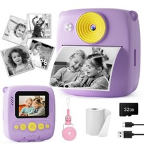 Kids Camera Instant Print - 1080P HD Instant Print Photo Digital Cameras for...
