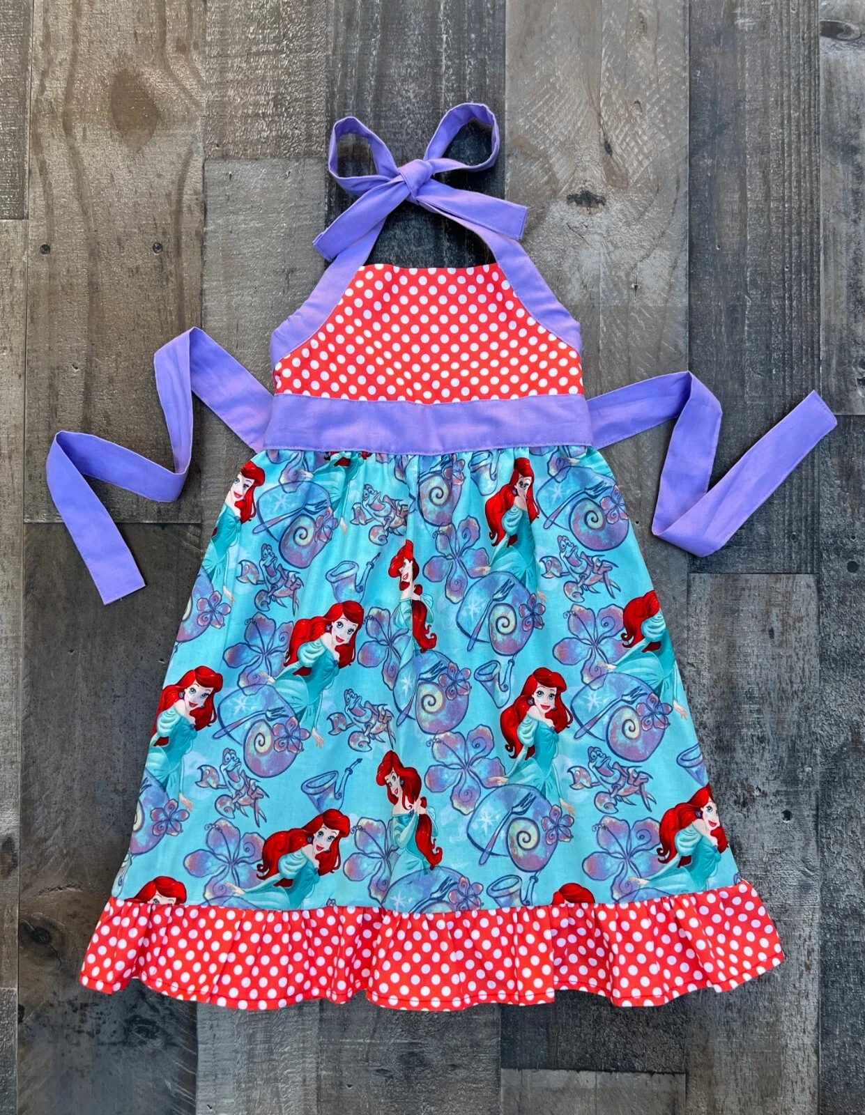 Ariel Little Mermaid Jumper Girl Dress