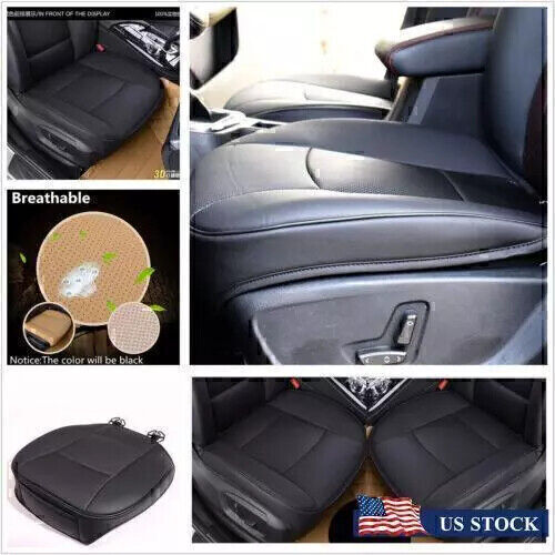 Cubierta de asiento de cuero perforado inferior de pasajero negra para Cadillac SRX 2010-2016 - Imagen 8 de 21