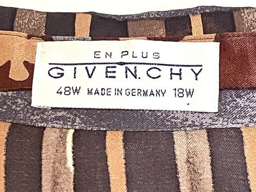 Vtg En Plus Givenchy Blouse Womens 18W Button Up Mod MCM Costume Germany - Picture 5 of 22