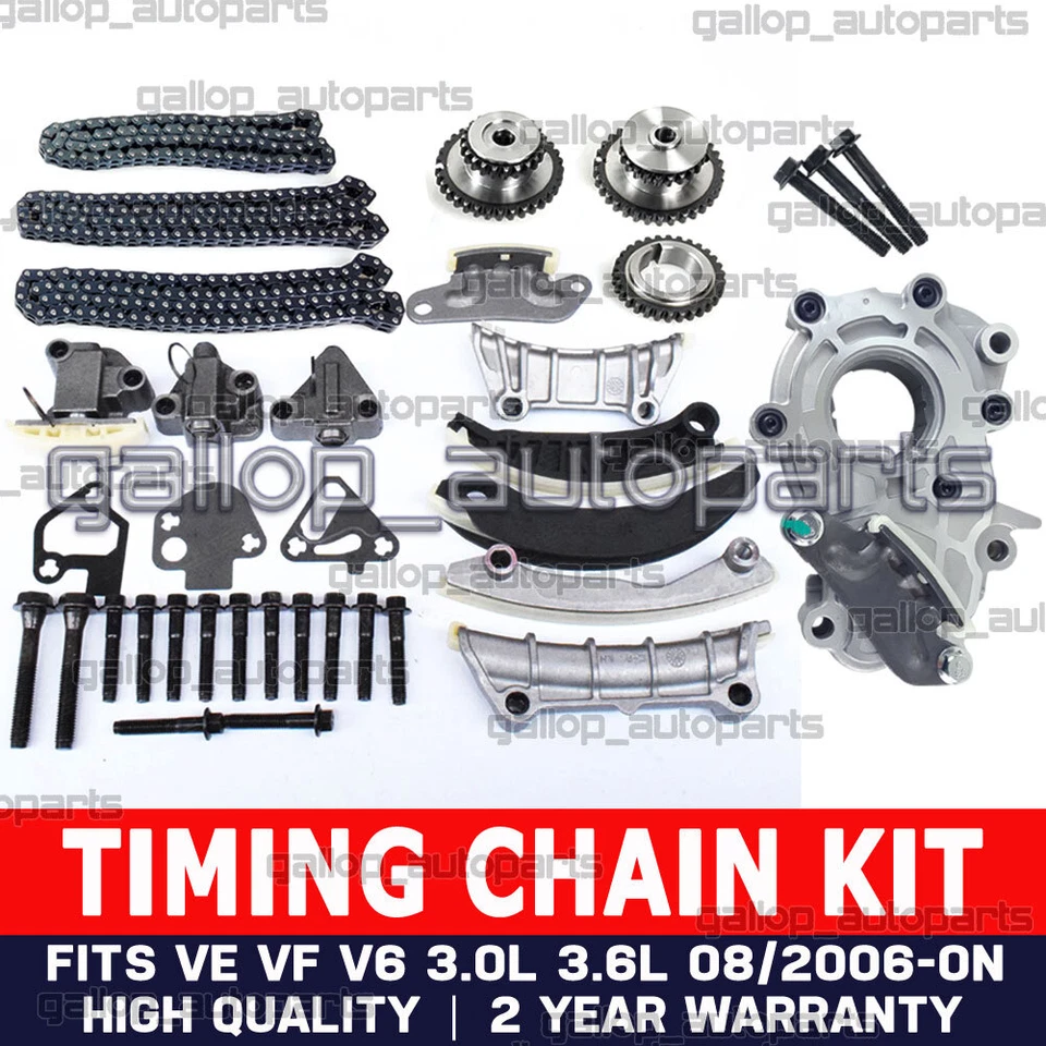 Oil Pump Timing Chain Kit Fit For Holden Commodore VZ VE VF 3.6L LY7 LE0 LW2 LWR