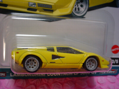 Spettacolare LAMBORGHINI COUNTACH LP 5000 QV #3 yellow☆Hot wheels