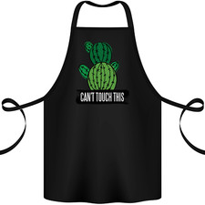 Cactus Cant Touch This Funny Gardening Cotton Apron 100 Organic