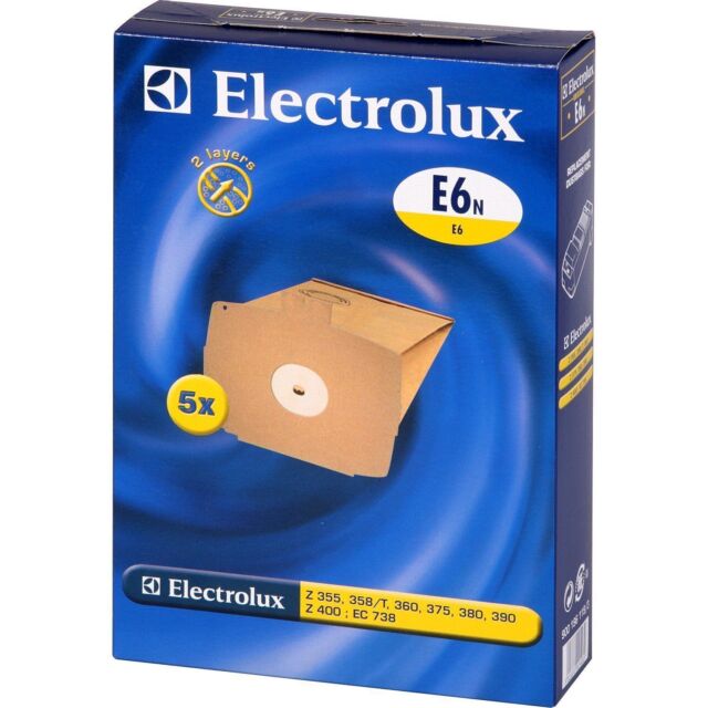 5 sacs en papier ELECTROLUX Electrolux 9001961193 E6N