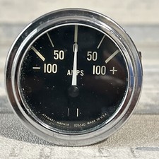 Vintage Stewart Warner 826540 Amp Meter Gauge Hot Rod USA Untested Barn Find