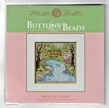 Waterfall Spring Series Buttons  Glass Beads Kit by Mill Hill