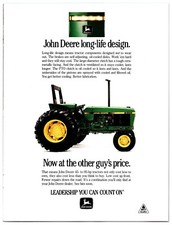 1987 John Deere 2355 Tractor -Original Print Advertisement (8in X 11in)