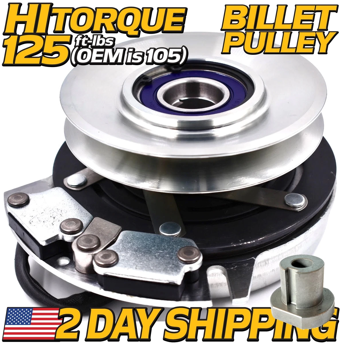 Billet PTO Clutch Fits Husqvarna Z242 Z248 Z248F TC238 TC342