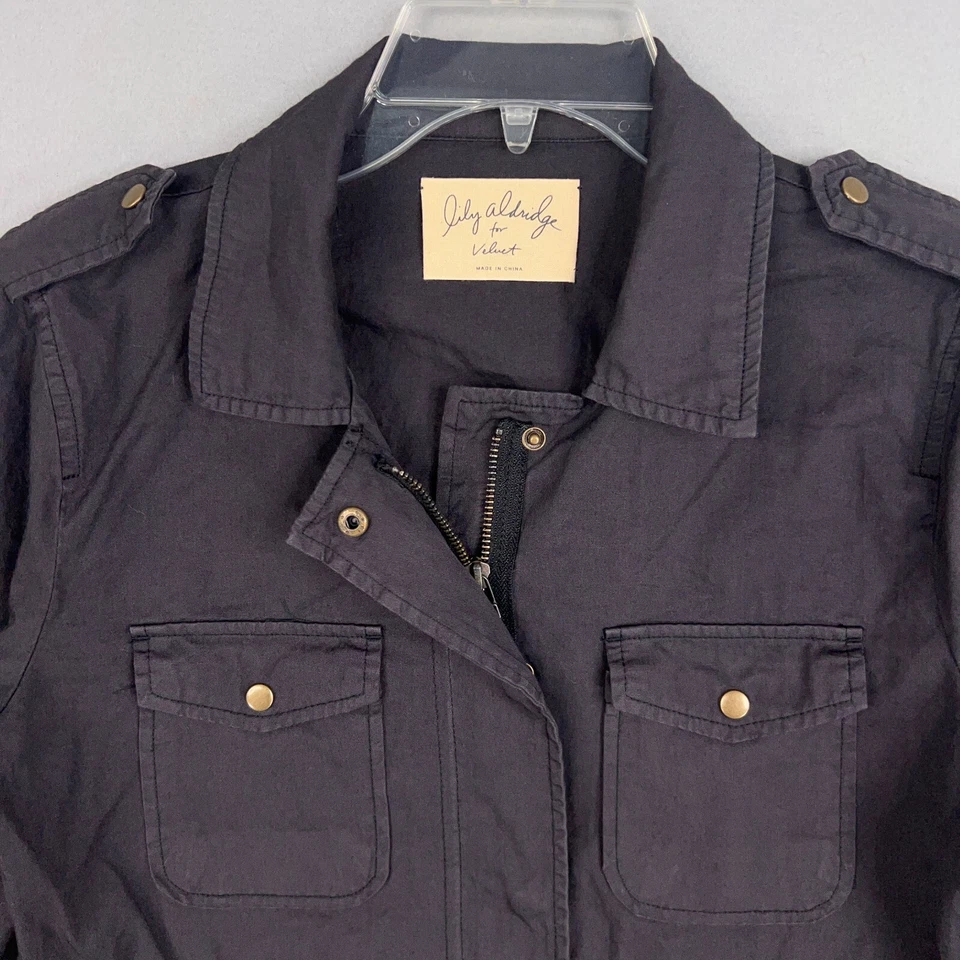 Lily Aldridge бархата куртка женщин маленький серый рубин армейское пальто военного тактического - Изображение 2 из 4