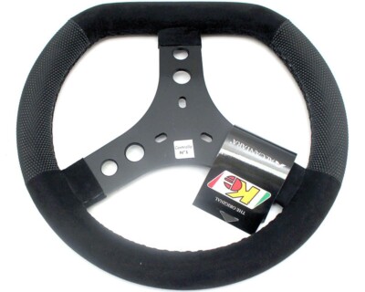 Go-Kart KG Flache Oberseite Kadett Lenkrad Schwarz 300mm