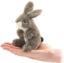 Mini Jack Rabbit Finger Puppet by Folkmanis