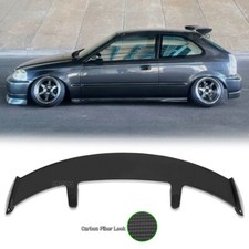 52 Rear Window Roof Spoiler Wing Carbon For 92-95 Honda Civic Eg Eh Hatchback