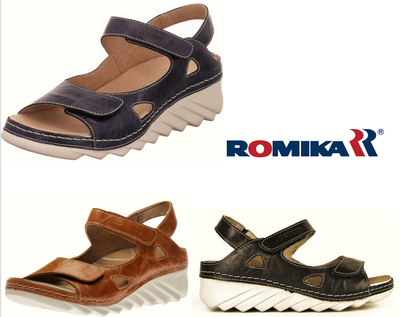 romika sandals removable footbed