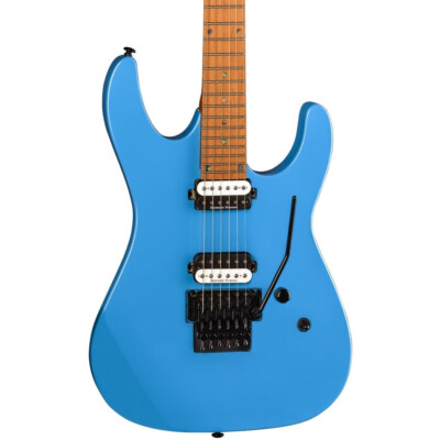 Dean MD24 Floyd Electric Guitar, Roasted Maple Fingerboard, Vintage Blue