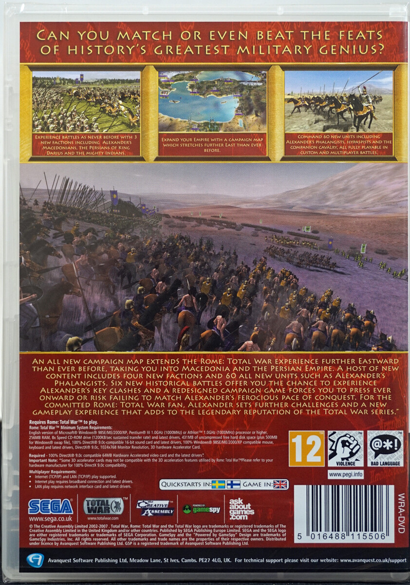 ROME TOTAL WAR Alexander Expansion (gioco Di Strategia Per PC - Foto 11