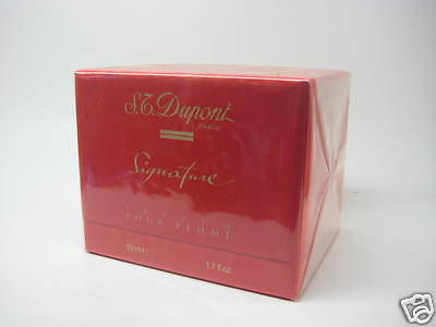 SIGNATURE BY S.T. DUPONT PERFUME for Women 1.7oz / 50ml PARFUM NEW SEALED RARE