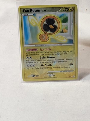 Fan Rotom -Cracked Ice Reverse Holo Rising Rivals Pokémon Card TCG Never Played