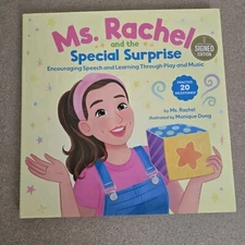 MS RACHEL Signed Auto : And the Special Surprise; Encouraging Speech &  Learning