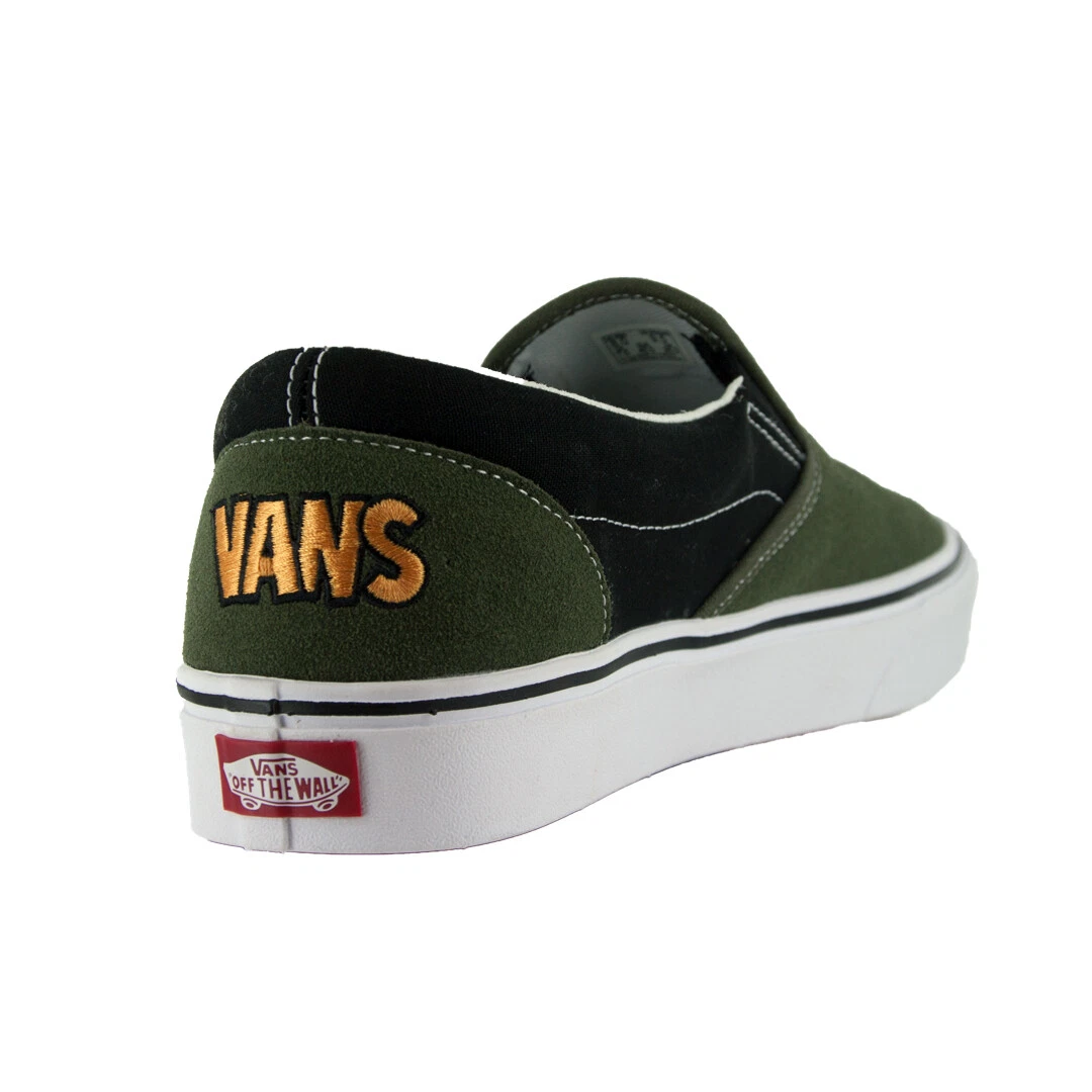 Winter moss top vans slip ons