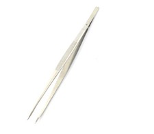 Fine Point Straight Tweezer / Forceps, 9 inch Stainless Steel DS-1936