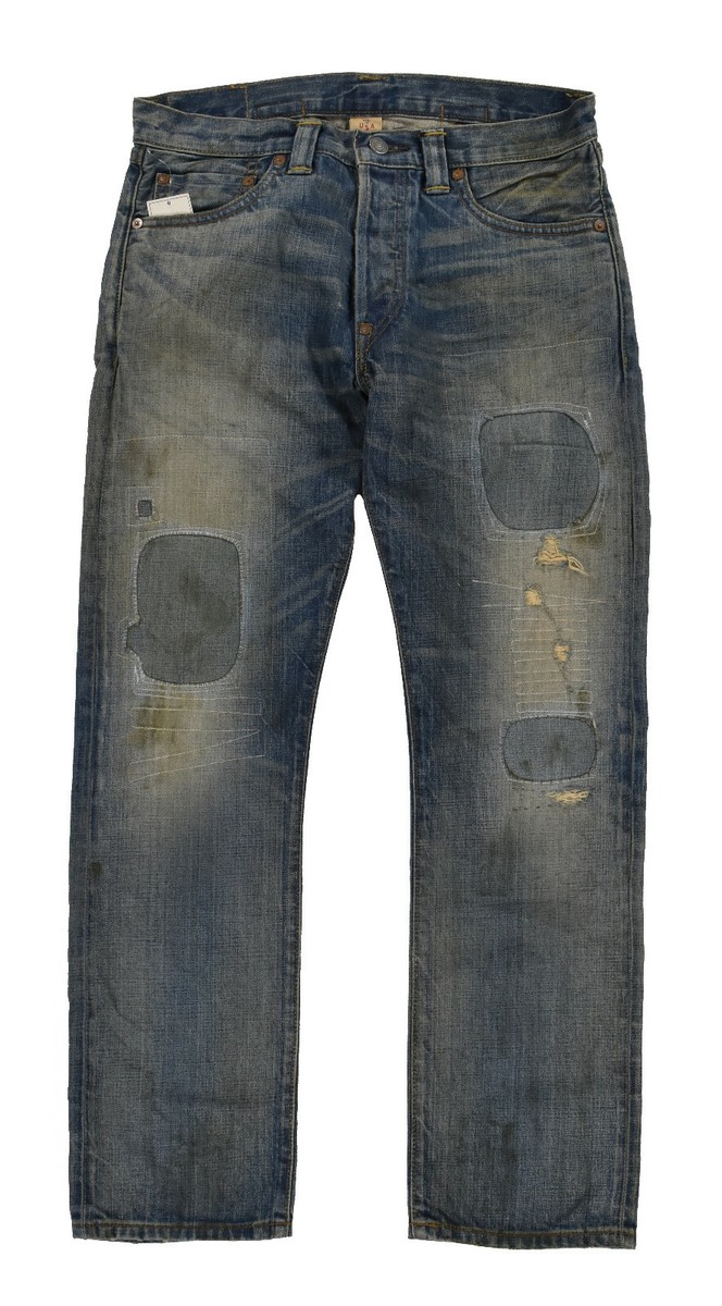 名作RRL Embroiderd slimfit jeans 34 新品未使用 Ralph Lauren RRL Limited Edition Slim Fit 14 oz Rigid