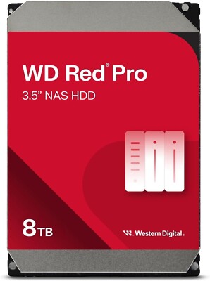 Hard Drive WD Red Pro WD8003FFBX NX HA710 NAS 3.0 8TB 7.2K 256MB SATA III 3.5''